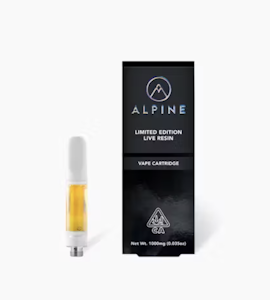ALPINE VAPOR - Alpine Live Resin - 1000mg - W.Cake 71% Limited Edition
