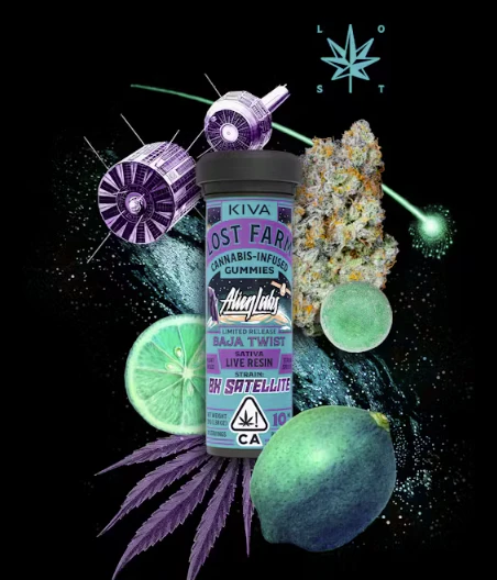 Lost Farm - [Lost Farm] Live Resin Gummies - 100mg - Baja Twist BK Satelite (S) Main Image