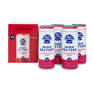 Pabst - Pabst High Seltzer 10mg Strawberry Kiwi 4pk