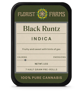 FLORIST FARMS - Florist Farms- Black Runtz - 7pk .5g Prerolls