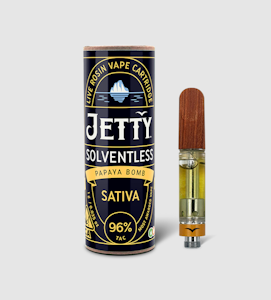 JETTY - JETTY | PAPAYA BOMB SOLVENTLESS - 510 THREAD | CARTRIDGE | 1G