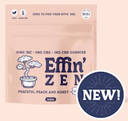 Edibles | Effin' Zen | Peaceful Peach & Honey 10:5:1 THC:CBG:CBN: | 100mg