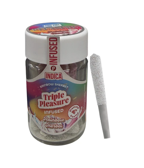 GUILTY PLEASURES - Guilty Pleasure | Rainbow Sherbet | 2.5g Infused Pre rolls Main Image