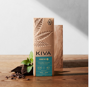 Kiva Confections - Kiva - Edibles - Chocolate - Midnight Mint - 100MG