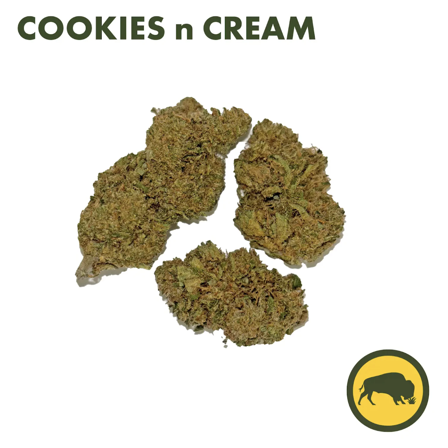 Bison Botanicals - Cookies n Cream - 3.5g Flower Main Image