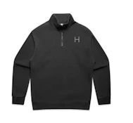 HURU - Relax Faded Half Zip Sweatshirt