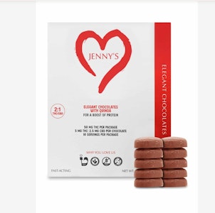 Jennys Baked at Home Company - JENNYS | ELEGANT CHOCOLATE | Belgian Milk Chocolate Hearts