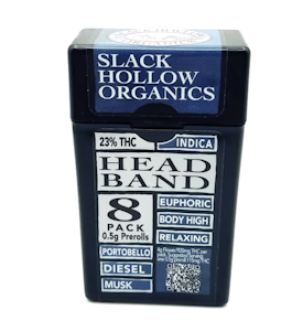 Slack Hollow - Headband - 8pk Pre-Rolls