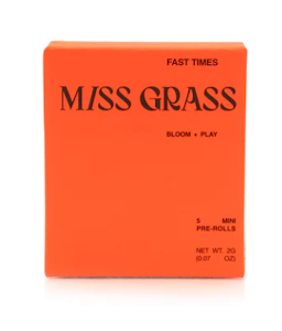 MISS GRASS - Pre-Rolls | Miss Grass | Fast Times | 5pk | 2g