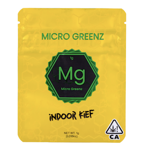 Micro Greenz - Carbon Fiber - Indoor Kief - 1g