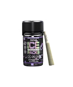 Blueberry Kush (Ice Packs) - 5pk Rosin, Diamond, Hash Infused Pre-Rolls