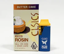 CLSICS 1G AIO Butter Cake Rosin Disposable