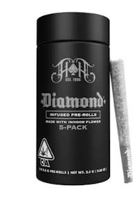 HEAVY HITTERS - Heavy Hitters | Pre-Roll | Infused Diamond - Sour Tangie 5pk | 2.5g