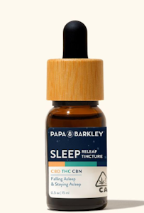 PAPA & Barkley - PAPA & Barkley | Tincture | 1:1:1 CBD/THC/CBN - Sleep Relief | 1oz