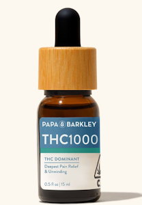 PAPA & Barkley - PAPA & Barkley | Tincture - THC 1000 Releaf | 1oz