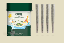 [CBX] PREROLL 4 PACK - 2G - TROPICANNA (S)