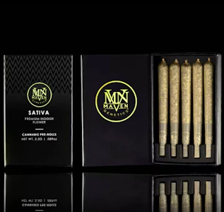 Maven - [Maven] Preroll 5 Pack - 2.5g - Chrome Dome (S)