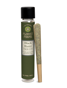 Florist Farms - Black Runtz - 1g Pre-Roll