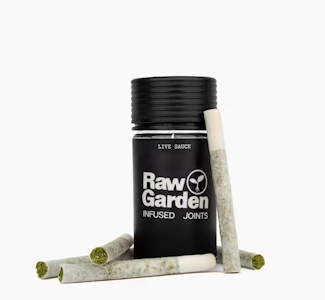 RAW GARDEN - RAW GARDEN 5PK Raspberry Haze Sauce Infused Preroll Pack