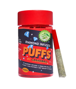 CANNABALS - Cannabals - Apple Burst - Diamond Infused - .5g - 7pk