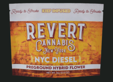 Revert | Kief Infused | Ground Flower - NYC Diesel | 14g