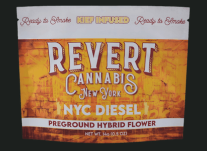 Revert - Revert | Kief Infused | Ground Flower - NYC Diesel | 14g
