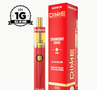 DIME INDUSTRIES - DIME 1G AIO Strawberry Cough Disposable