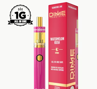 DIME INDUSTRIES - DIME 1G AIO Watermelon Kush Disposable