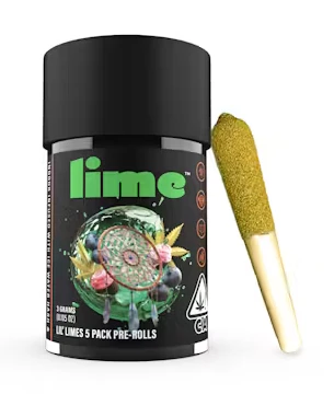Lime - Lime - Lil Limes - Blue Dream - Infused Preroll Pack - 5pck - 3g Main Image