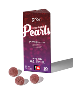 Grön - Grön- Pomegranate Pearls - 4:1 - THC:CBD - 100mg