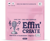 [REC] Effin' | Create | Inspiring Strawberry 2:1 THC:CBG | 100mg/10pk Soft Chews