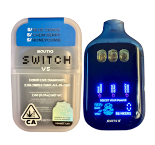 BOUTIQ - Blue Crack S/Chem Berry S/Honeycomb S - 2g Triple Chamber Diposable V5 (Boutiq)