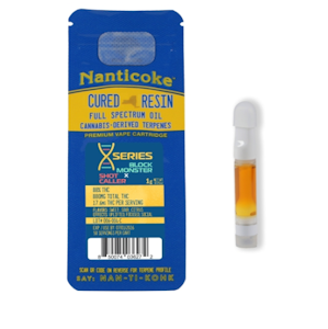 NANTICOKE - Nanticoke | Vape | Cartridge | X Series - Shot Caller X Block Monster | 1g