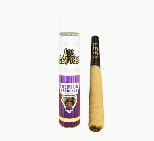 LEFT COAST - Grape Cookie -Indica- 58.7% THC | 1g (Infused Pre-Roll) | Left Coast -jj7 front