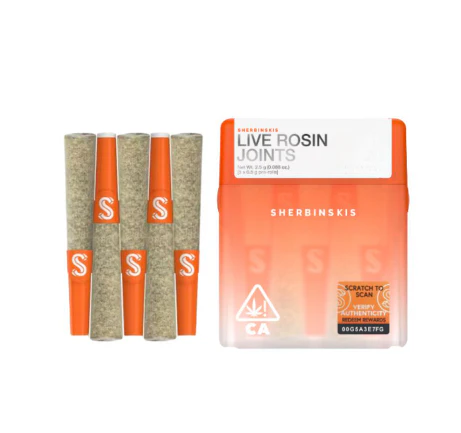 Sherbinskis - Sherbinskis - Preroll - Rosin Infused - ZZTop 5PK - 2.5G Main Image