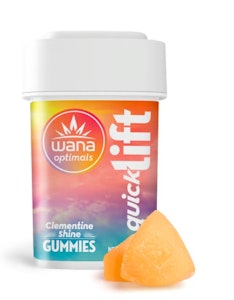 WANA - Wana Optimals Quick Lift Clementine 1:1:1 THC:CBG:THCv 10pk Gummies - 100mg