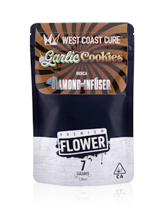 WEST COAST CURE - WCC Diamond Infused Flower 7g - Garlic Cookies 64%