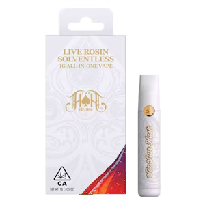 HEAVY HITTERS - Heavy Hitters x Mattole Family Farms Live Rosin All In One 1g Papaya