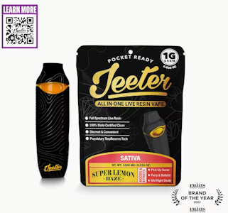 JEETER - Jeeter - Disposable - Live Resin - Lemon Skunk - 1G