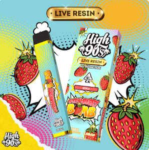 High90s - High90s - Strawberry Bomb - Live Resin - RTU - 1g