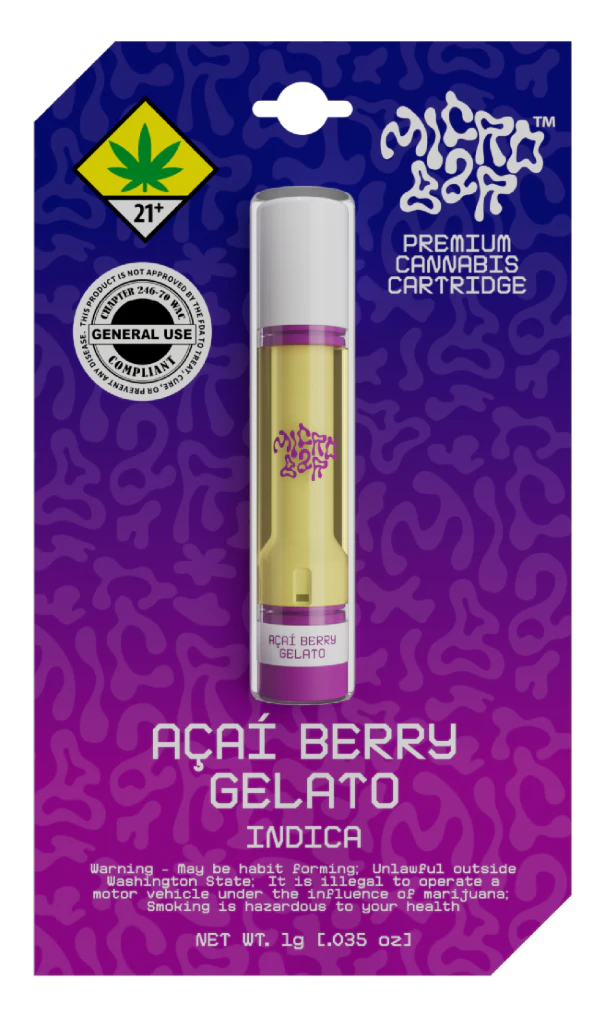 Micro Bar - MicroBar - Acai Berry Gelato - Vape Cart - 1g Main Image