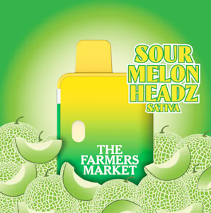 The Farmers Market - Sour Melon Headz 1g AIO