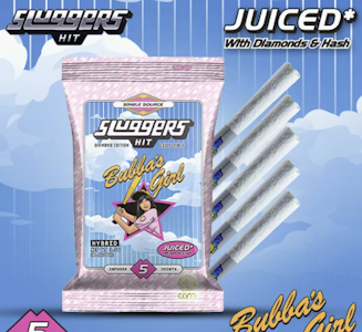 Sluggers - [Sluggers] Infused Pre-roll 5 Pack - 3.5g - Bubba's Girl (H)
