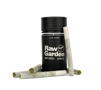 RAW GARDEN - Raw Garden Infused Joints 5pk 2.8g - Tropicana Cherry 27%