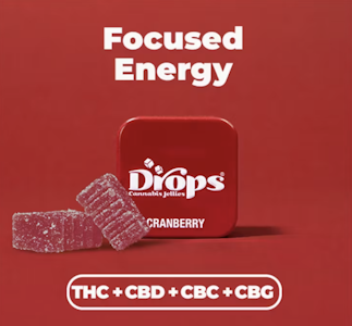 Drops - Drops Cranberry 2-Piece (1:1 CBD:THC)