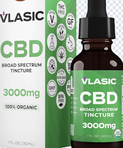 Vlasic - Vlasic - CBD Broad Spectrum Tincture - 3000mg CBD