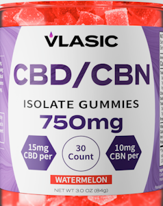 Vlasic - Vlasic - CBD/CBN Isolate Watermelon Gummies - 15mg CBD/10mg CBN