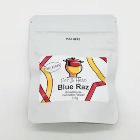 Pot & Head | Flower - Blue Raz | 3.5g