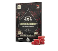 GUAVA STRAWBERRY ROSIN GUMMIES- HEAVY HITTERS- 100mg