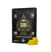 PAPAYA MANGO ROSIN GUMMIES- HEAVY HITTERS- 100mg